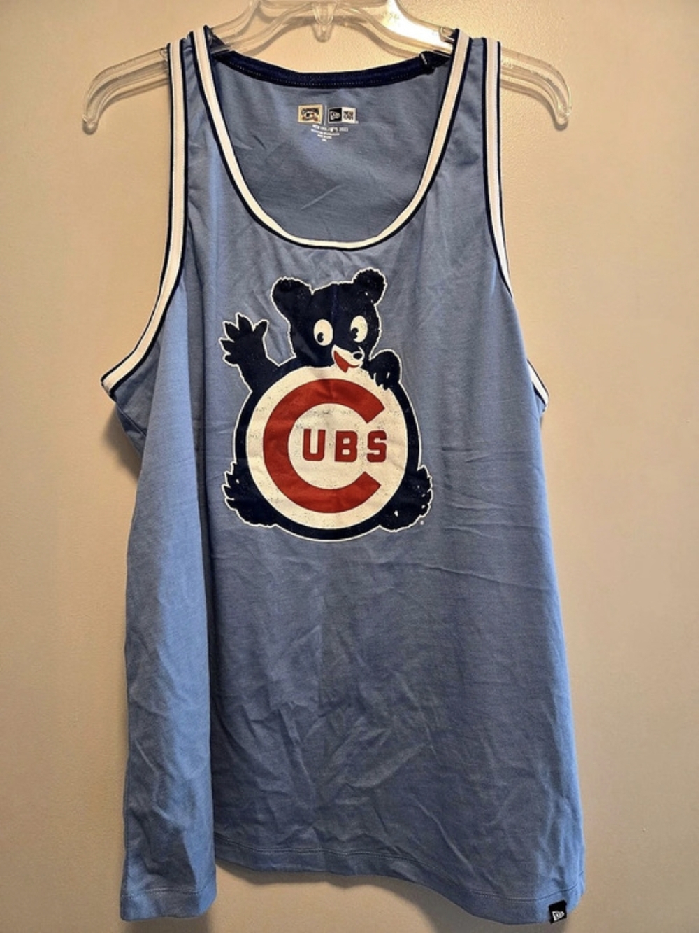 New Era Chicago Cubs 2023 Replica Tank Blue & White Women's XXL